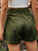 Vielseitige Jeansshorts mit elastischem Bund