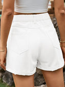 Vielseitige Jeansshorts mit elastischem Bund
