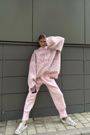 Oversize Streetwear Poškozený Svetr