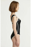 Colorblock Koreaanse stijl sweetheart badpak