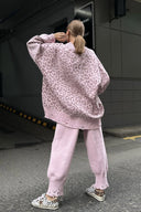 Oversize Streetwear Poškozený Svetr