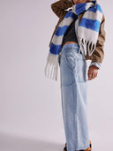 Utility straight jeans med lommer