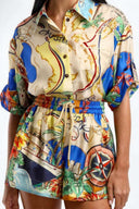 Dvoudílná sada šortek s potiskem Unique Printed Waist