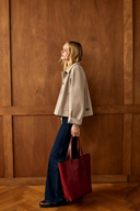 Kurzer Trenchcoat mit Knopfleiste