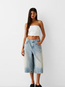 Lavtaljede syv-ottendedels jeans