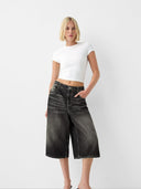 Lavtaljede syv-ottendedels jeans