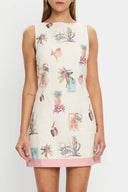 Rochie casual fără mâneci din in