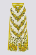 Anastasie Mid Sleeve Hose-Set mit Blumenmuster