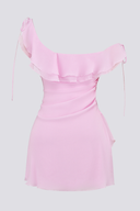 Anissa Off Shoulder Flæse Mini Kjole