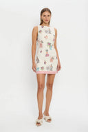 Rochie casual fără mâneci din in