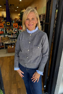 Cardigan a Maglia con Bottoni