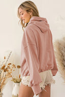 Veste légère à capuche avec poches Fern - Crêpe