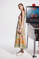 Estelle Spaghetti Paisley Maxi Kjole