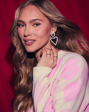 Cercei cu inimă pendulă True Love