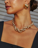 Collana Spessa Intrecciata Rope You In