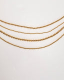 Collana a strati con perline Golden Girl