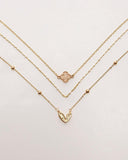 Collana a strati con ciondolo Starlight