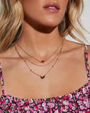 Collana a strati con ciondolo Starlight