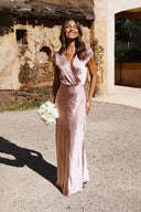 Vestido Maxi Selma - Rosa Empolvado