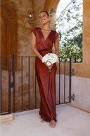 Vestido Maxi Selma - Ferrugem