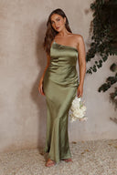 Vestido Maxi Margot - Verde-oliva