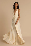Robe Maxi Lavinia à Décolleté Plongeant