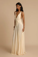 Robe Maxi Lavinia à Décolleté Plongeant