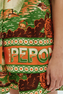 Léocadie Shorts-Set mit kurzem Arm und Sonnenuntergangs-Print