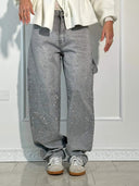 Balon Terzi Parlak Denim Kot Pantolon