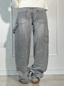 Balon Terzi Parlak Denim Kot Pantolon