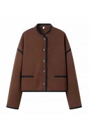 Klassische Jacke mit Stehkragen