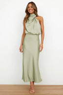 Vestido Maxi Esther - Verde Claro