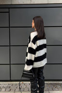 Strikket Crew Neck Casual Sweater