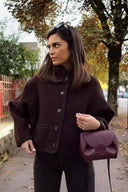 Klassische Jacke mit Stehkragen