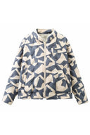 Μπουφάν Bomber Pacino Patchwork Κοντό