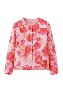 Veste micro jacquard florale Maeve