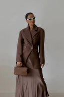 Hoch taillierter Slim-Fit-Blazer