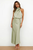 Vestido Maxi Esther - Verde Claro