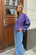 Vintage-Karussell-Bluse
