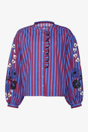Vintage-Karussell-Bluse