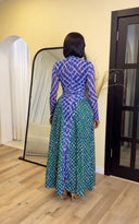 Meerjungfrauen-Schuppen-Maxikleid