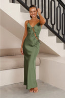 Vestito Maxi Isadora - Olive