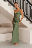 Vestito Maxi Isadora - Olive