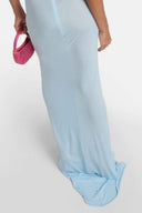 Alexia halterneck blomsterapplikation maxi-kjole