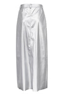 Andrey Metallic Maxirock mit Schlitz
