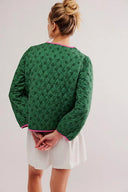 Veste matelassée verte