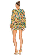 Edana Cut-out Stufiges Mini-Kleid