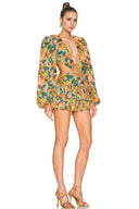 Edana Cut-out Stufiges Mini-Kleid