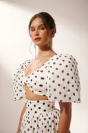 Ellie Prikket Nederdel Sæt