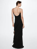Eve chiffon flæse maxi-nattøjskjole